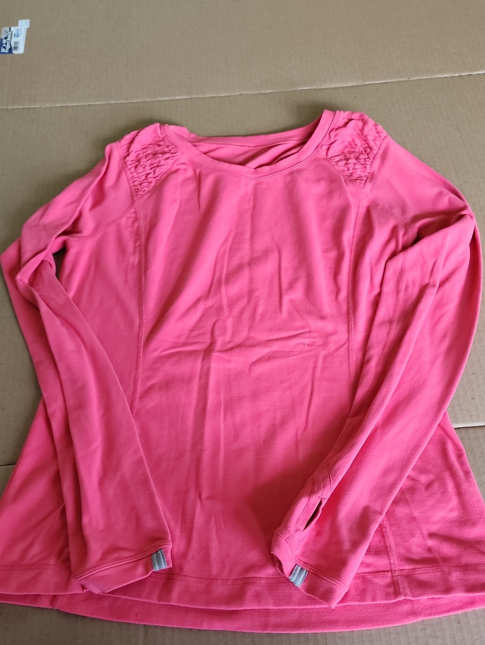 Lululemon Rest Less Ruched Long-Sleeve Top with Thumbholes